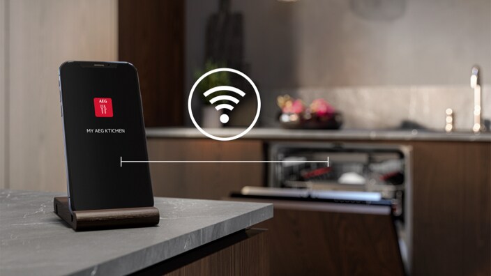 App My AEG Kitchen num smartphone